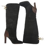 See By Chloe See By Cloe Boots Womens 37 7 Brown Suede Leather Knee High Tall Lara Designer Photo 10