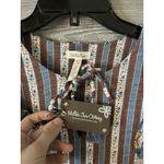 Matilda Jane ‎ womens S Heart to Heart Pasture Blue Floral Flutter Sleeve Dress Photo 2