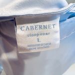 Cabernet Sleepwear Slip Dress Satin Lingerie Blue Sleeveless Size L Size L Photo 1