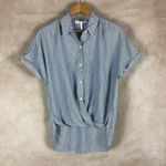 BCBGeneration BCBG Striped Button-Front Top NWT XS Photo 1
