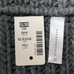 Aeropostale Gray Infinity Cable Knit Scarf 9" x 32" Fairy Forest Fishermen Photo 3