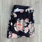 BDG Black Pink Floral Leggings Photo 1