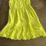Alice + Olivia FAE SPAGHETTI STRAP MINI DRESS, Lemon Sorbet, Size 4, $395 Photo 9