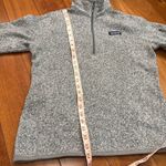 Patagonia women’s 1/4 Zip Better Sweater Heather gray Fleece Jacket SZ M Photo 6