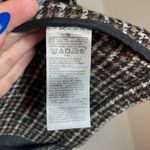 Old Navy  Blazer Jacket Size Medium Brown Houndstooth 2 Button Wool Blend Photo 5