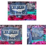 Best American Clothing Co Cardigan Medium Wool Blend Black Geometric Vin… Size undefined Photo 11