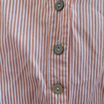 Emery Rose Orange & White Striped Blouse Size XL Photo 3