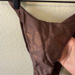 TAN + Lines by Sivan Ayla Chocolate Brown Shimmery Bikini Set M/L Summer Vacay Size M Photo 6
