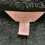 Lilly Pulitzer Black Maddie Fleece Zip Front Jacket Size Small Photo 5