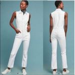 Pilcro and the Letterpress New! Pilcro by Anthropologie White Denim Jumpsuit. Photo 1