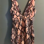 NBD  x Naven Pink Snakeprint Mini Dress Photo 4