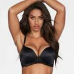 Frederick's of Hollywood Frederick’s of Hollywood Julieta Black Lace No Wire Push Up Bra Sz 32D NEW Photo 0