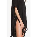 ROXY MAKE YOUR SOUL PONCHO SZ XS/Small Swim Cover Up Black Photo 4