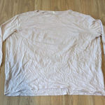 Lululemon  pink long sleeve loose t-shirt size 6 Photo 0