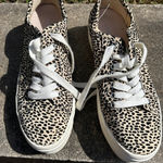 Gianni Bini Leopard Print Platform Sneakers Women's Size 9M Photo 0