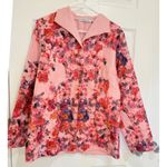 MISSLOOK Floral Print Button Down Shirt Jacket Collared 2XL Pink Size XXL Photo 0