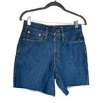J.Crew NWT Mid Length Denim Jean Shorts Raw Hem Size 24 Photo 0