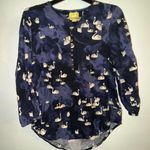 Maeve  swan blouse 100% cotton Photo 2