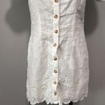 Majorelle  Johnny White Eyelet Mini Dress Puff Photo 4
