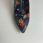 Nine West  Garisono black floral pointed toe high heels size 7 1/2 Photo 8