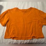 French Pastry  Orange Anime Girl Crop Top Photo 3