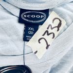 Scoop Cotton knit dress with round, flared sleeves. NWT knit loose fit Midi size XXL Photo 5