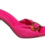 Donald Pliner Mesh Fuchsia Mesh Elastic Leather Shoe Tortoise Buckle NWT $225 Pink Size 9.5 Photo 0