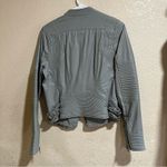 BLANK NYC  dark gray faux leather moto biker jacket Photo 4