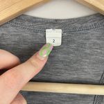 Lululemon Mini Stripe Hearthered Arctic Grey White Yogi Racerback IV Tank Top Photo 11