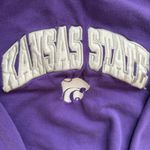 Vintage Purple Embroidered Kansas State Heavyweight Sweatshirt Size XL Photo 1
