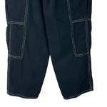 BDG SZ 25 Relaxed Skate Jeans Hi-Rise Cargo Pockets Elastic Waist Zip-Fly Black Photo 6