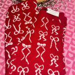 Cupcakes and Cashmere Tik Tok Viral 🎀♥️NWT Valentines Cozy  Bow Lounge Pants 🎀♥️ No refunds returns or cancellations Photo 0