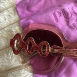 Emilio Pucci NEW  EP174 44F Brown Crystal Round Over Size Sunglasses Frame Photo 5