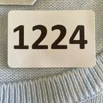 Marks & Spencer Cotton Crewneck Ribbed Knit Blue Soft Cozy SZ 42 # 1224 Photo 11