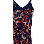Yumi Kim Yumi Kin Studio 54 Navy Floral Moonlight Silk Dress Photo 2