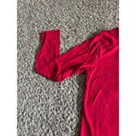 Sonoma Women's Red "Happy Holiday" Long Sleeve Tee Size Large Photo 3