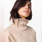 Lululemon Lab Womens Esker 1/2 Zip Pullover Sz Small High Neck Wool Blend Fleece Photo 1