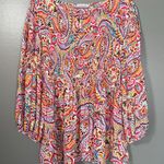 Floral & Ivy Women's Boho Colorful Smocked Peasant Top Photo 0
