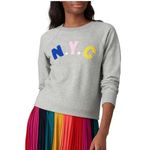 J.Crew Crewneck N.Y.C. Pullover Sweatshirt Size XS New York City Preppy Casual Photo 3