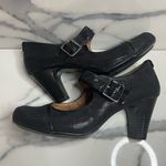 Jaclyn Smith Women's Black Comfort Mid Heel Mary Janes Tila Santos Heels Sz 9.5W Photo 5