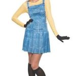 Nwt Women’s minion costume dress , goggles , gloves s 2 Photo 0