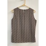 Notations Brown sleeveless blouse - Size S Photo 6