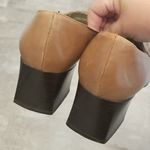 Saks 5th Avenue đź’•SAKS FIFTH AVENUEđź’• Penny Loafer Leather Heels Photo 8