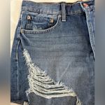 Jessica Simpson  Blue Distressed Jean Shorts Photo 6