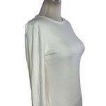 ETERNE Long Sleeve Crewneck Maxi Dress in Cream XLarge New Womens Long Column White Size XL Photo 4