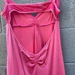 Marciano New Paris Hilton  By Guess Pink Lace Cut Out Flowy Open Back Dress Photo 6