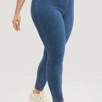 Bloomchic  Stretchy High Rise Dark Wash Wideband Waist Jeans Dark Wash 18 Photo 0