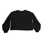 Gap Vintage Soft Cropped Rhinestone Sweatshirt Color Black Size XSmall Photo 1