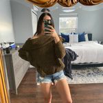 EXPRESS Cowl knit Ruffle Sweater Photo 11