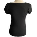 J.Crew NWT- Black v neck top, Short sleeves, fully lined, brand new, size small Photo 3